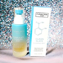 CLEAN SKIN CLUB Clean Slate Clearing Mist 3.4oz Salicylic Acid 02/23 New in Box - £15.81 GBP