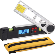 Digital Angle Finder Protractor 0~270° Backlight Angle Finder Ruler with Data Ho - £23.39 GBP