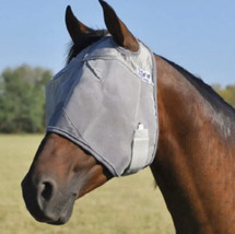 Cashel Crusader Fly Mask Standard Horse No Ears Sun Protection - £20.43 GBP