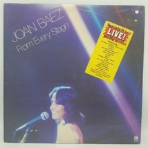 Joan Baez ‎From Every Stage Lp 1976 A&amp;M SP-3704 White Label Promo 2xLP Nm / Vg+ - £16.99 GBP