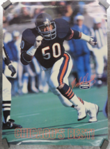 Vintage Mike Singletary Chicago Bears Poster Chicago&#39;s Best 19x26 - $14.80