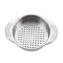 Stainless Steel Canning Colander Food Can Strainer Fruit Can Sieve Colan... - £10.30 GBP