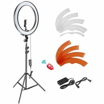 Neewer 18-inch SMD LED Ring Light Dimmable Lighting Kit with 78.7-inch L... - $167.99