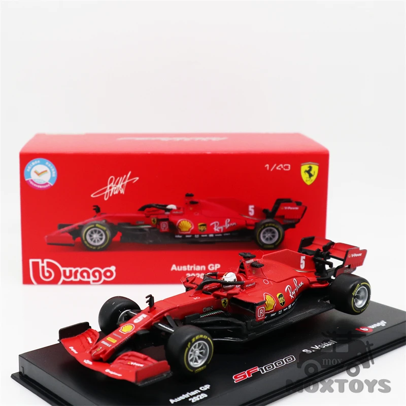 Play Bburago 1:43 2020 F1 SF1000 #5 S.Vettel /#16 C.Leclerc Austrian Signature S - £64.26 GBP