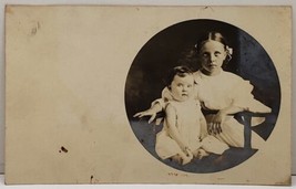 RPPC Victorian Children c1910 Photo Postcard B16 - $7.45