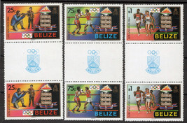 ZAYIX Belize  717-719 MNH Pairs Olympics Sports Boxing Bicycling 083022S99 - £2.63 GBP