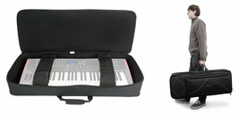 Rockville BEST BAG 49 Key Padded Rigid Durable Keyboard Gig Bag Case+Foam Insert - £87.81 GBP