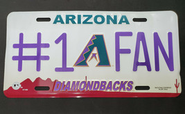 Vintage 2003 Arizona Diamondbacks #1 Fan MLB Metal License Plate - NEW - £5.49 GBP