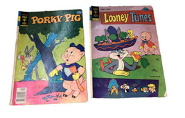 Gold Key Bugs Bunny &amp; Porky Pig Set Of Vintage Comics - £3.52 GBP