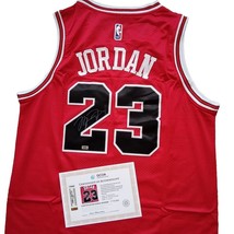 Michael Jordan Signed Autographed #23 Chicago Bulls Jersey Red - COA - £668.00 GBP