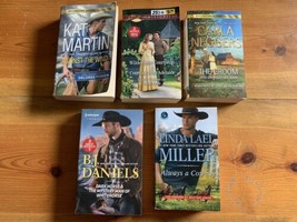 Harlequin Romance Novels, Lot Of 5, Paperback, English - £5.48 GBP