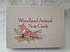 Woodland Animal 16 Note Cards National Wildlife Federation 1986 ~ Barbara Goss - £11.64 GBP