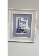 Wendy Gould Cats are like Potato Chips Signed Print Distress White Frame... - $38.00