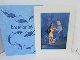 WALT DISNEY EXCLUSIVE LITHOGRAPH POCAHONTAS 1995 11 X 14 MATTED  L183 - £19.68 GBP