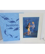 WALT DISNEY EXCLUSIVE LITHOGRAPH POCAHONTAS 1995 11 X 14 MATTED  L183 - $23.70