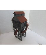 Plasticville HO Coaling Station Dark Grey Brown  Built up Incomplete PR - $10.60 CAD