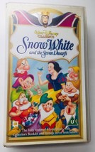 Walt Disney Snow White And The Seven Dwarfs Classic Vintage VHS Video Ta... - £5.82 GBP