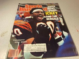 January 16 1989 Sports Illustrated Magazine Super Bowl Ickey Woods &amp; the Bengals - £7.84 GBP