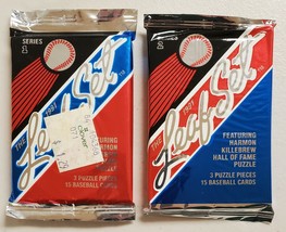 1991 Leaf Series 1 &amp; 2 Baseball Lot of 2 New Sealed Unopened Packs** - £9.33 GBP