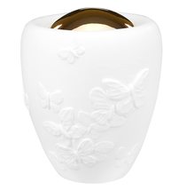 One of Kind Ceramic Cremation Urn for Adult - Butterflies Handmade Art Ashes URN - £191.63 GBP+