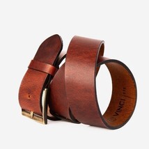 The Prime Burnt Sienna Leather Belt image 6