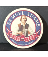 Vintage SAMUEL ADAMS Boston Lager BEER COASTER Mat Home Bar Man Cave Col... - €4,94 EUR