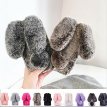 Bunny Fur Fuzzy Plush Rabbit Soft Fluffy Case Cover For Samsung Galaxy Phones - £36.82 GBP