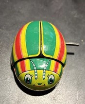 Vintage Toy Friction Tin Beetle Bug  Japan Multi Color K Mfg Wound Too T... - €7,27 EUR