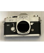 CANON FT 35MM SLR FILM CAMERA BODY ONLY SILVER AND BLACK  JAPAN - £24.70 GBP