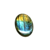 Top Fire Play of Colors 77.9Ct Natural Labradorite Oval Cabochon Gemstone - £21.22 GBP