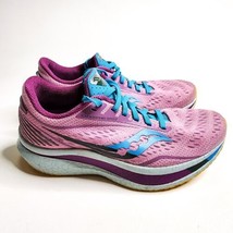 Saucony Endorphin Speed Womens Running Shoes Pink Athletic Sneakers Size 7 - £39.43 GBP