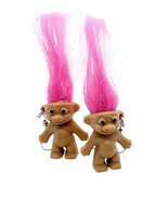 Unique PINK TROLL EARRINGS cute MINI resin GIFT BAG sweet RETRO jeweller... - €10,85 EUR