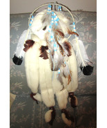 27&quot; Native American Man Dream Catcher Handmade Feathers, Beads - €106,99 EUR