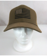 Vintage Embroidered USA Flag Mesh Back Unisex Snapback Trucker Hat Baseb... - $19.79