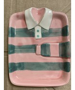 Pink Border Shirt Ashtray Trinket Case - $479.16 MXN