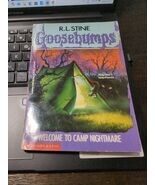Goosebumps Book #9 Welcome To camp Nightmare - $131.46 MXN