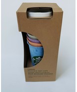 Starbucks Reusable Hot Cup Collection Pack of 6 Lids Summer 2019 16oz Ma... - £43.35 GBP