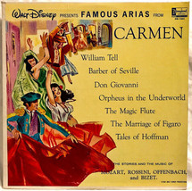 Various - Walt Disney Presents Famous Arias From Carmen (LP, Comp) (Good (G)) - £1.69 GBP