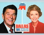 1984 Republican Convention President Ronald Reagan Nancy Dallas TX Postc... - $3.91