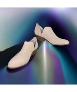 Joie Suede Leather Rowen V Cutout Taupe Slip On Boots- Size 8.5 M 1.5” W... - $571.18 MXN
