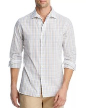 The Men&#39;s Store at Major Dept Store Casual Stretch Plaid Slim Shirt Multi-2XL - $31.99