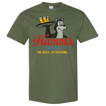 Hamm&#39;s Beer Bear Refreshing T-Shirt Green - £27.95 GBP+