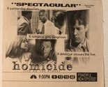 Homicide Tv Series Print Ad Vintage Andre Braugher Daniel Baldwin TPA2 - $5.93