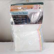 NEW Charles Craft Nursery Time Afghan Rainbow Blanket 14 Count 38”x38” C... - $228.08 MXN
