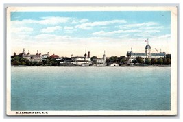 Vista Ofalexandria Bay Thousand Isole New York Ny Unp Wb Cartolina M19 - £2.66 GBP