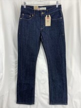 Levi&#39;s 511 Jeans Boys Slim Fit 27 X 27 Dark Blue Wash Denim NWT - £14.19 GBP