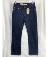 Levi&#39;s 511 Jeans Boys Slim Fit 27 X 27 Dark Blue Wash Denim NWT - £14.40 GBP