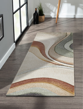 Hand Tufted Leopard Weaving carpet for living room, bedroom, sofa hall s... - $5,814.03 MXN