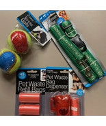 Dog Walking Bundle Poop Bags And Holder And Dog Balls - £11.63 GBP