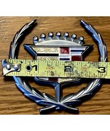 Cadillac emblem wall deck etc display ..vintage 1970&#39;s heavy steel  - $20.58 CAD